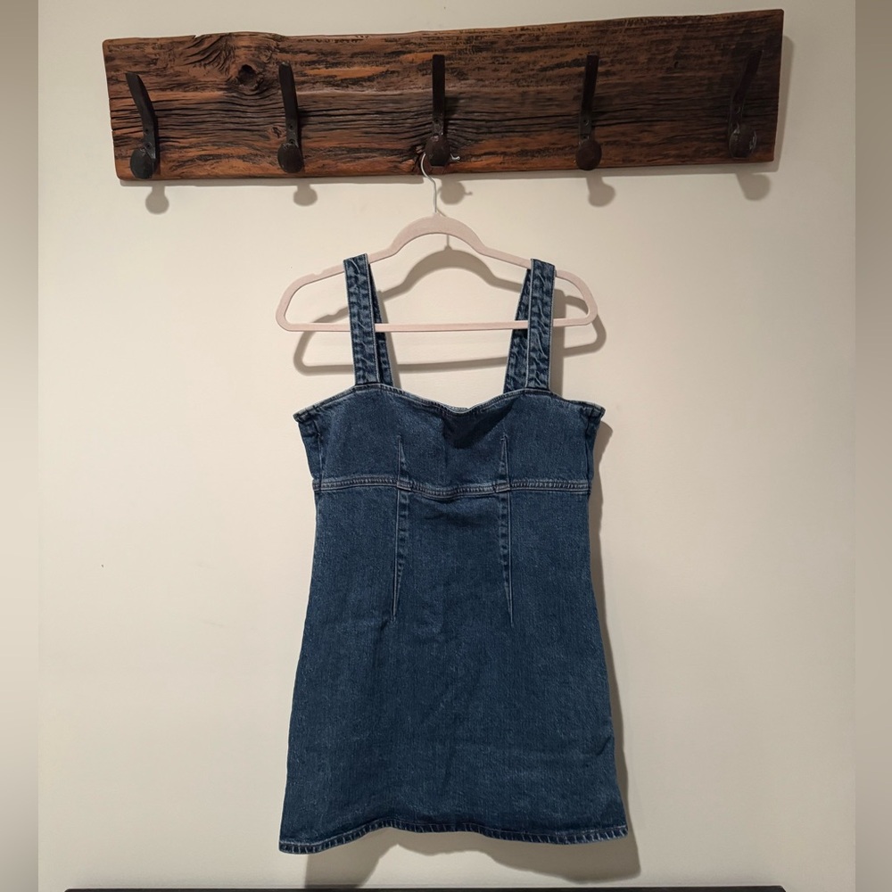 Reformation Blue Denim Dress